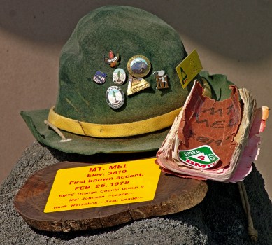 IF YOU THINK THIS HAT HAS SEEN BETTER DAYS, YOU OUGHT TO SEE THE OWNER!